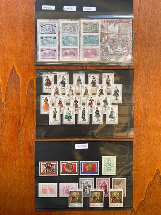 Lote sellos Portugal, España, Italia, Vaticano