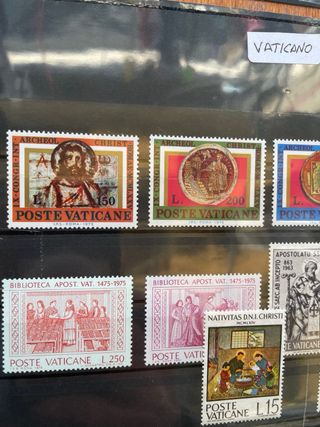 Lote sellos Portugal, España, Italia, Vaticano