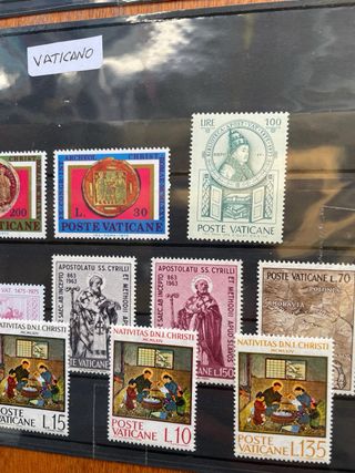 Lote sellos Portugal, España, Italia, Vaticano