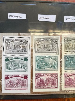 Lote sellos Portugal, España, Italia, Vaticano