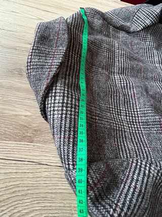 Cappotto Stradivarius a quadri taglia M