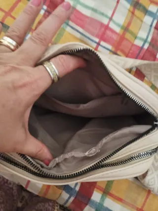 Borsa tracolla donna beige