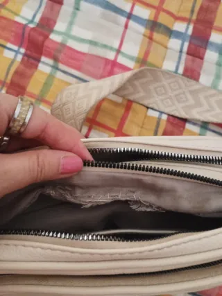 Borsa tracolla donna beige