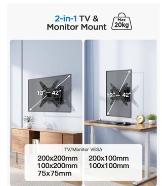 Soporte TV Articulado Inclinable Giratorio - F1