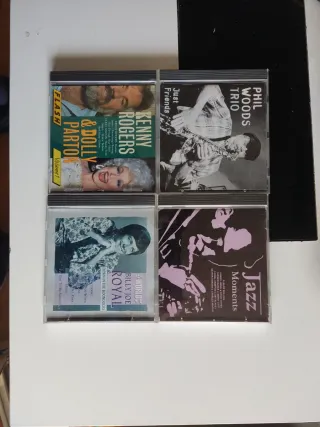 Lote 4 CDs: Kenny Rogers, Phil Woods, Billy Joe Ro