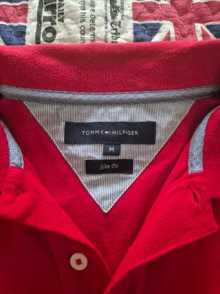 Polo Tommy Hilfiger Rosso Taglia M