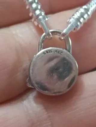 Bracciale Pandora Chiusura Lucchetto Argento 19cm