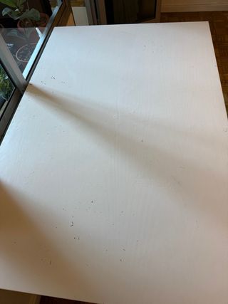 Mesa y 4 sillas de comedor negra y madera