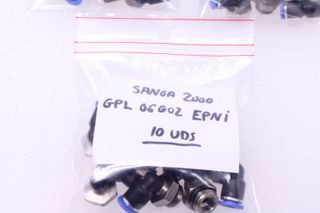 Racores Codo M6 + Rosca 1/4" - Sang-A GPL 06G02