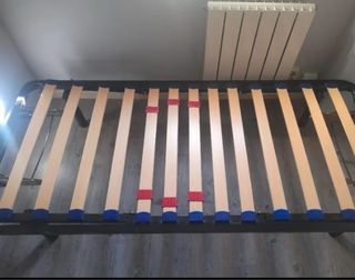 Somier articulado negro-metal 80 x 180