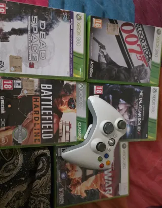Xbox 360 Giochi e Controller Bianco