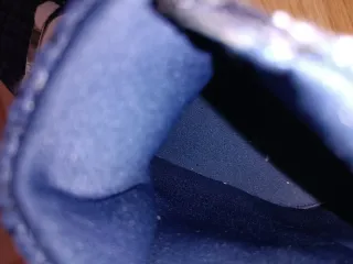 Sneakers donna tg 37.5 blu glitter molto particol