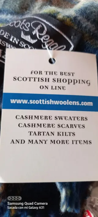 Bufanda de lana escocesa Scots Regal