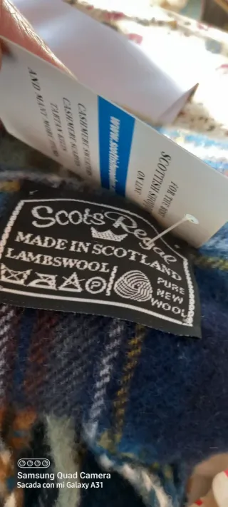 Bufanda de lana escocesa Scots Regal