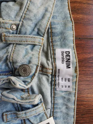 Pantalón vaquero skinny azul talla 36