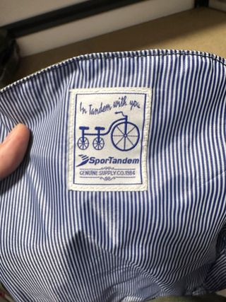 Mochila SportTandem verde y marrón