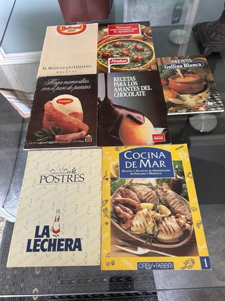 22 libros de cocina antiguos