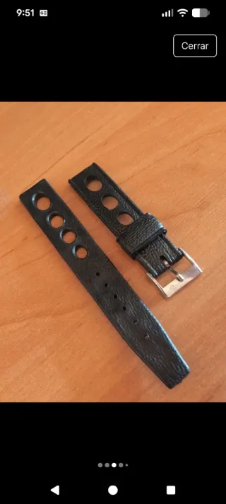 Correa Tropic SPORT 18 mm Negra