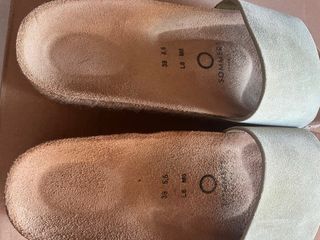 Sandalias plataforma mujer ante verde T. 39