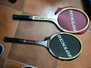 Racchette da tennis Dunlop vintage Mai usate