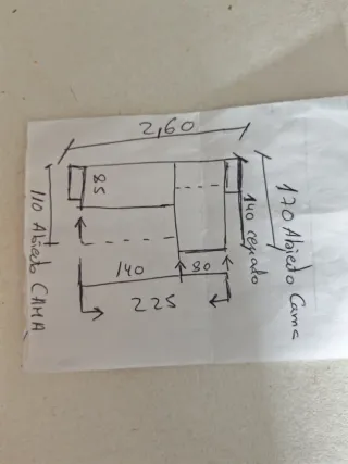 Sofá cama tela naranja y marrón