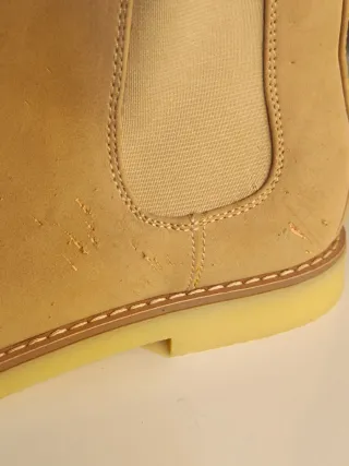 Botines hombre beige