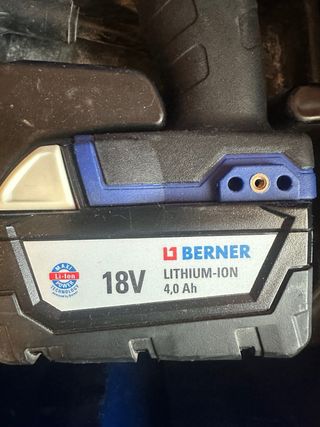 Taladro Atornillador Berner 18V