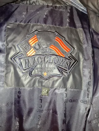 Plumífero acolchado hombre negro