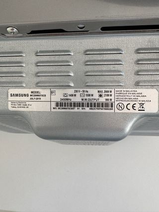 Microondas Samsung MC28M6075CS.