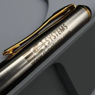 Bolígrafo X Pen Plateado y Dorado