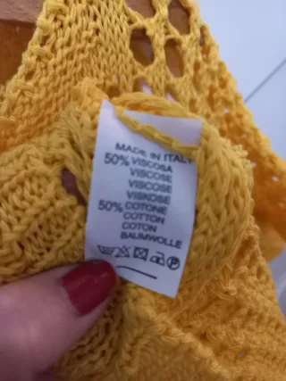 Top Crochet Amarillo