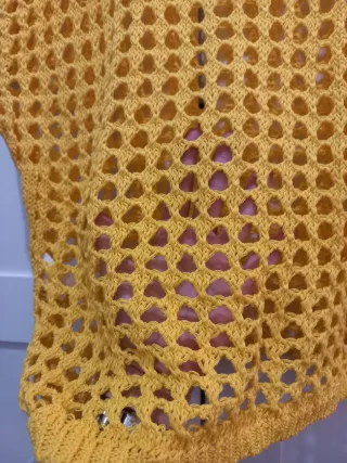 Top Crochet Amarillo