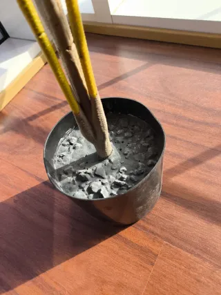 Planta artificial de arce naranja