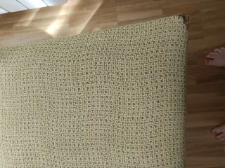 Mesa comedor madera y cristal + 6 sillas