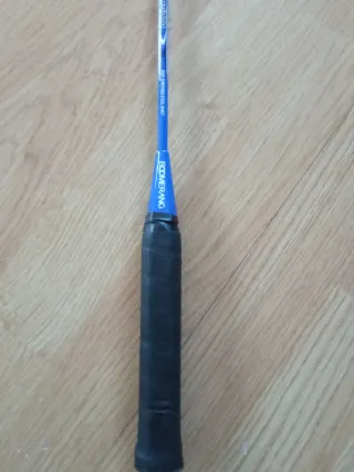 Raqueta de bádminton azul