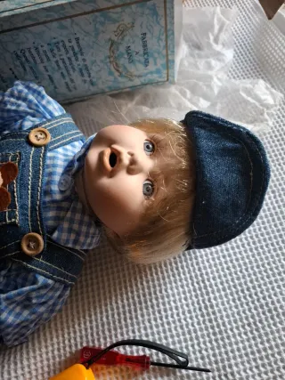 Muñeca porcelana hecha a mano