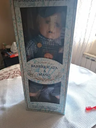 Muñeca porcelana hecha a mano