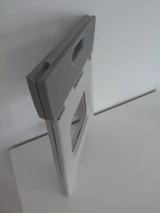 Taburete Plegable Vigar Blanco y Gris