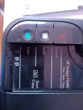 Impresora Escáner HP Negra