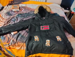 Chaqueta Geographical Norway Negra Talla XL