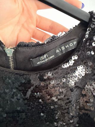 Vestido de fiesta de lentejuelas