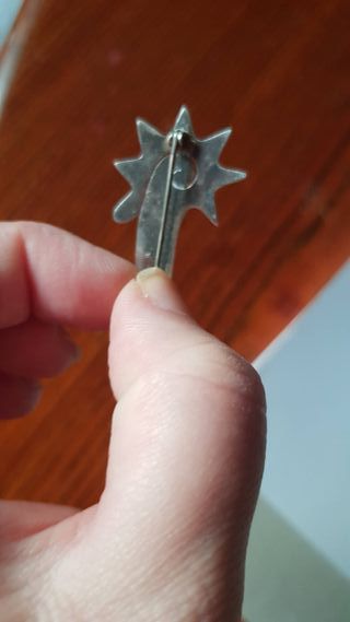 Colgante Estrella Fugaz Plata 925 Vintage