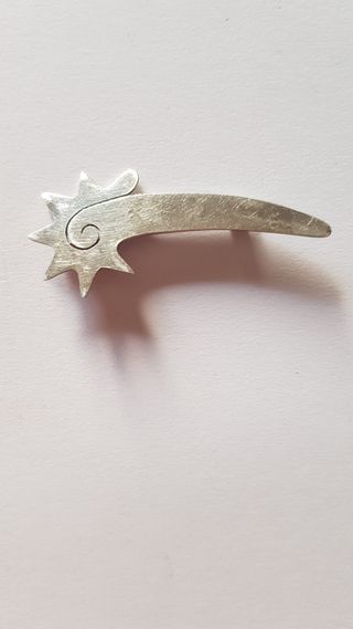 Colgante Estrella Fugaz Plata 925 Vintage