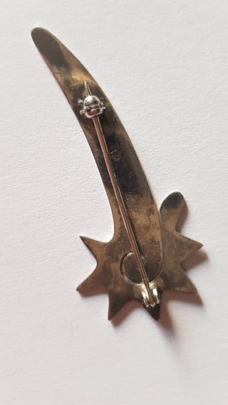 Colgante Estrella Fugaz Plata 925 Vintage