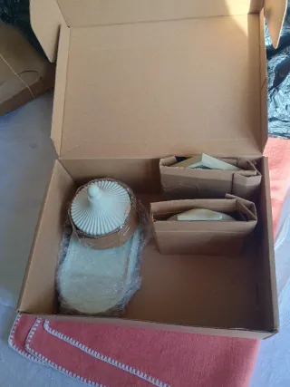 Juego de tocador de cemento