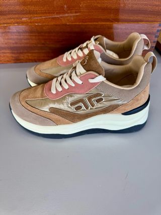 Sneakers Fornarina donna marroni e rosa