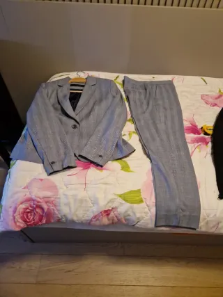 Blazer Zara Gris Talla L Nuevo