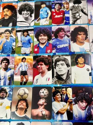 60 Pezzi Calamite Cards Magneti Maradona Napoli