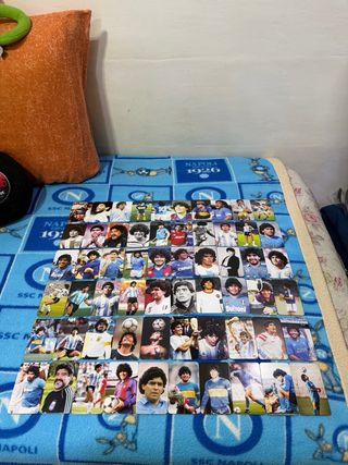 60 Pezzi Calamite Cards Magneti Maradona Napoli