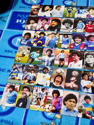 60 Pezzi Calamite Cards Magneti Maradona Napoli
